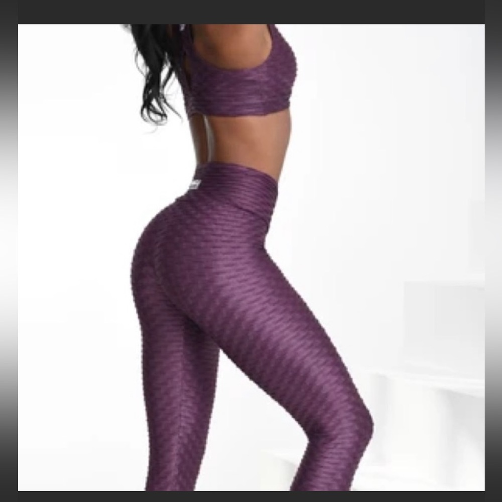 Açaí chrome set- leggings and bra